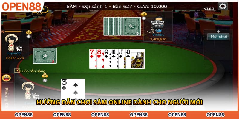 Hướng dẫn chơi sâm online dành cho người mới